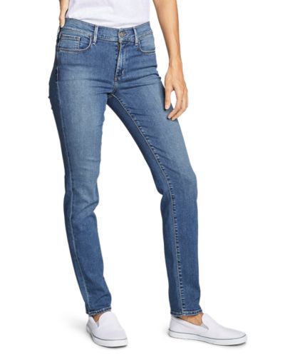 slim straight jeans women