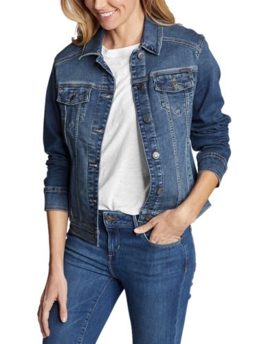 eddie bauer womens jean jacket