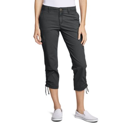 ladies cropped cargo pants