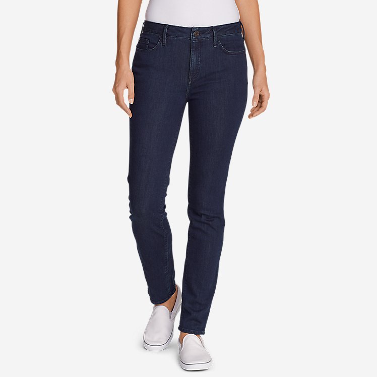 Women's Elysian Slim Straight High Rise Jeans large version