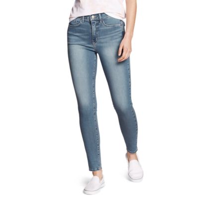 Eddie Bauer Woman's Denim Blue Jeans Size 6 Petite Inseam 28