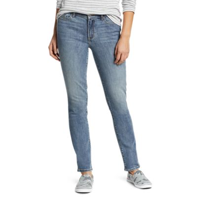 women's slim straight jeans