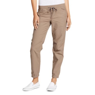 womens jogger pants khaki