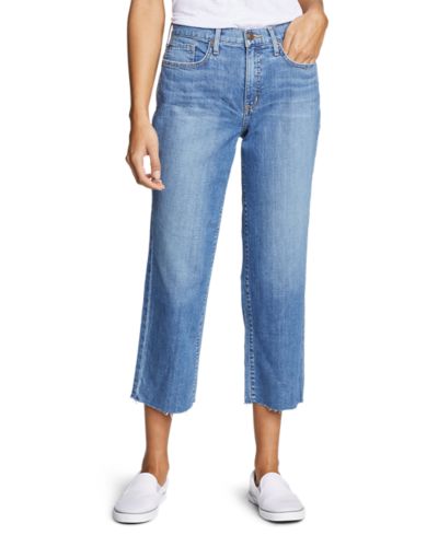 Stove Pipe cropped jeans