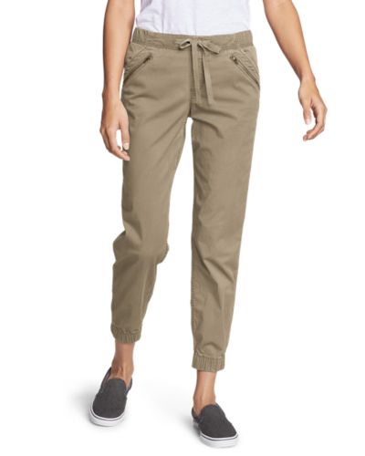 women's joggers with zipper pockets
