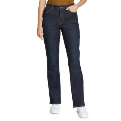 womens high rise boot cut jeans