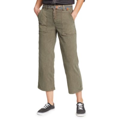 High-Rise Wide-Leg Utility Pant