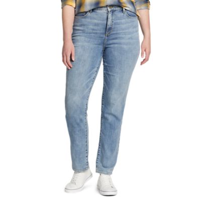 Eddie Bauer Women's Voyager High-Rise Jeans - Slim Straight