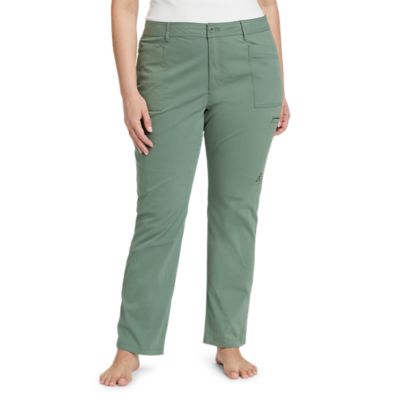 Eddie Bauer Men's Stretch Ripstop Outdoor Pant (Olive Night, 40x32)