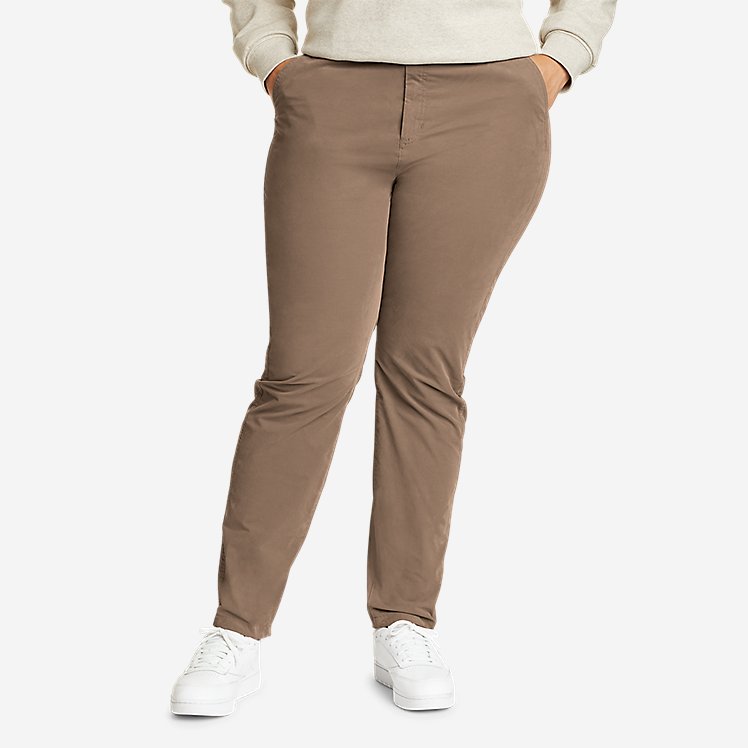 Women's Voyager High-Rise Chino Slim Pants large version