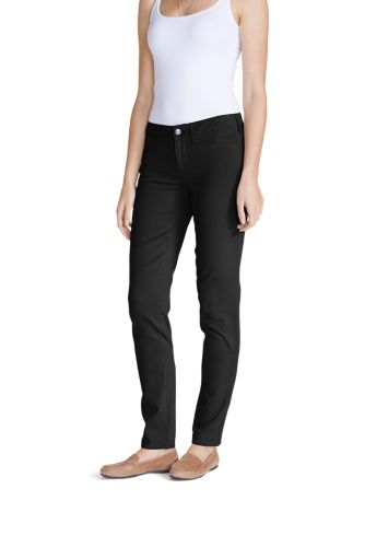 Image of Women's Elysian Twill Slim Straight Jeans - Slightly Curvy