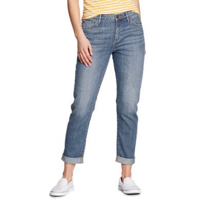 women's relaxed fit boyfriend jeans