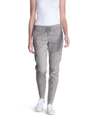 womens twill jogger pants