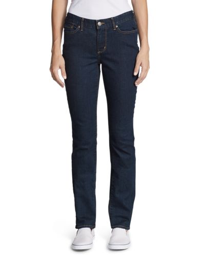 women's colored straight leg jeans