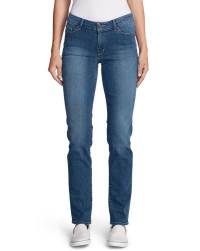 straight leg jeans for curvy