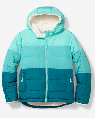 Girls' Classic Down Hooded Jacket
