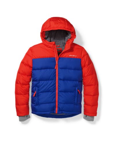 Boys' Classic Down Hooded Jacket | Eddie Bauer