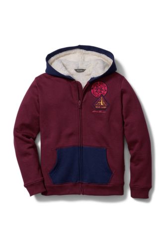 sherpa lined hoodie kids