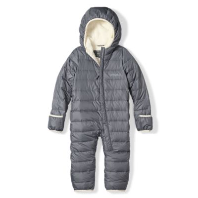 infant down snowsuit