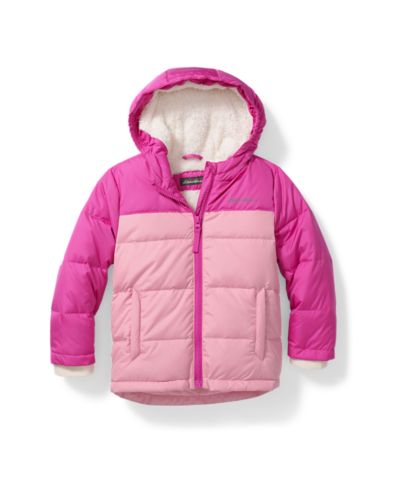 Toddler Girls' Classic Down Jacket - Colorblock | Eddie Bauer