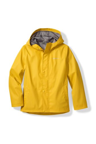 Women's Eddie Bauer Riley Waterproof Rain Jacket Yellow/Dark Green