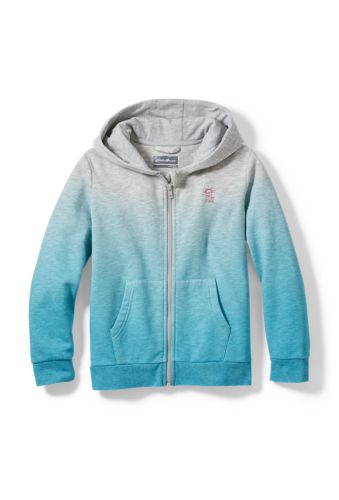 Ombre zip up clearance hoodie