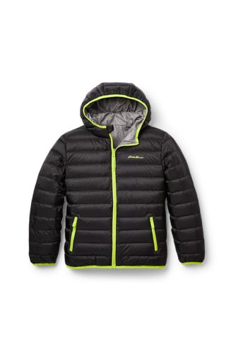 Boys' Cirruslite Reversible Down Hooded Jacket Eddie Bauer