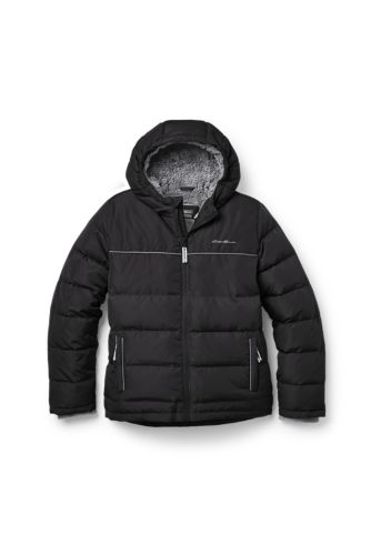 Boys' Classic Down Hooded Jacket | Eddie Bauer