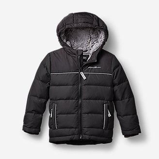 Thumbnail View 1 - Toddler Boys' Classic Down Hooded Jacket