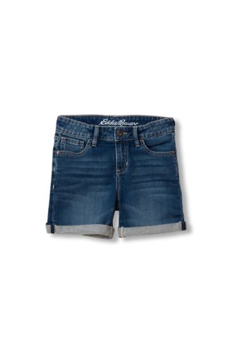 Image of Girls' Flex Knit Denim Shorts