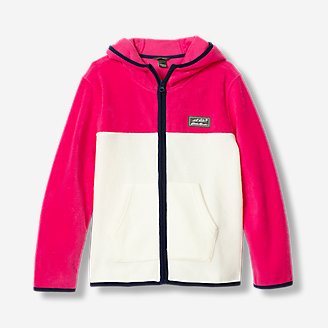 Thumbnail View 1 - Girls' Quest Fleece Full-Zip Hooded Jacket