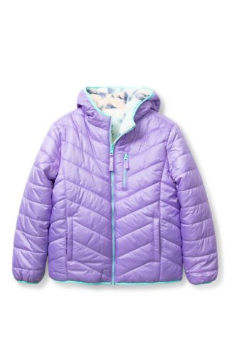 Image of Girls' Deer Harbor Reversible Hooded Jacket