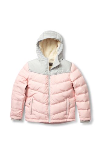 Girls' Classic Down Hooded Jacket | Eddie Bauer