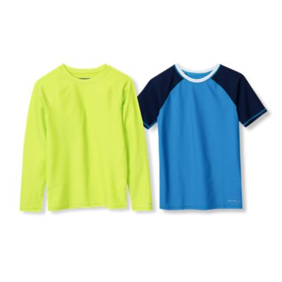 Boy's Sea Spray Short-Sleeve, Long-Sleeve Rashguard 
