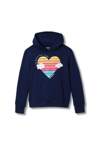 Girls' Graphic Camp Fleece Hoodie