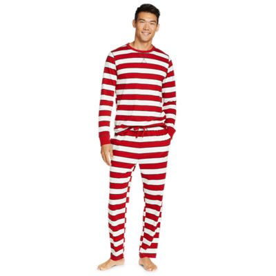 Men s Family Sleep Set Candy Cane Eddie Bauer