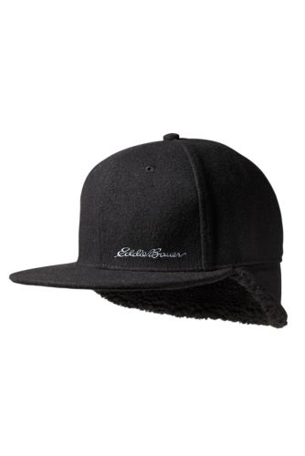 Image of Men's Flat Brim Wool-Blend Cap