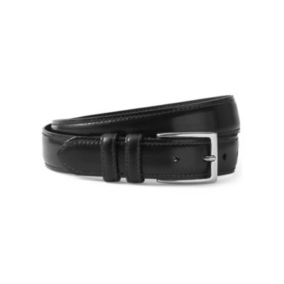 Men's Feather Edge Leather Belt Eddie Bauer