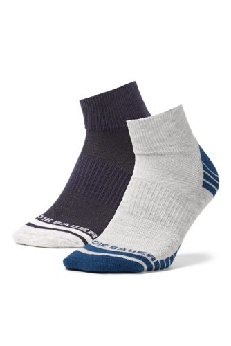 Image of Men's Active Pro COOLMAX Quarter Socks - 2 Pack