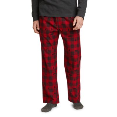  Eddie Bauer Men's Flannel Pajama Pants - 2 Pack Cotton