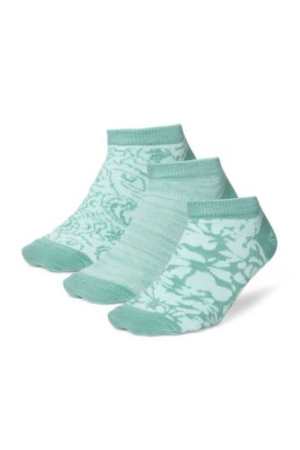 Womens Low-Profile Patterned Socks - 3-Pack