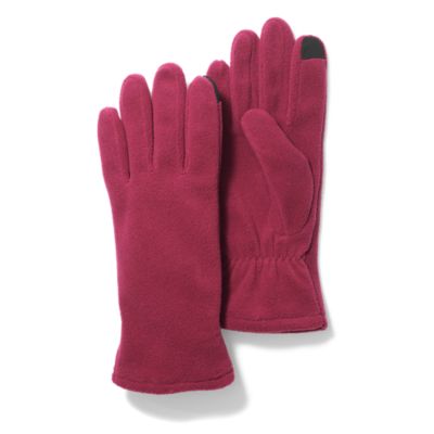 Eddie Bauer on The Move Fleece Gloves - Grey - Size S