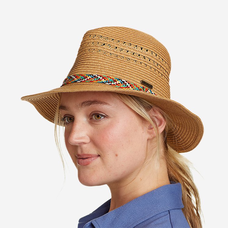 Women's Panama Packable Straw Hat large version