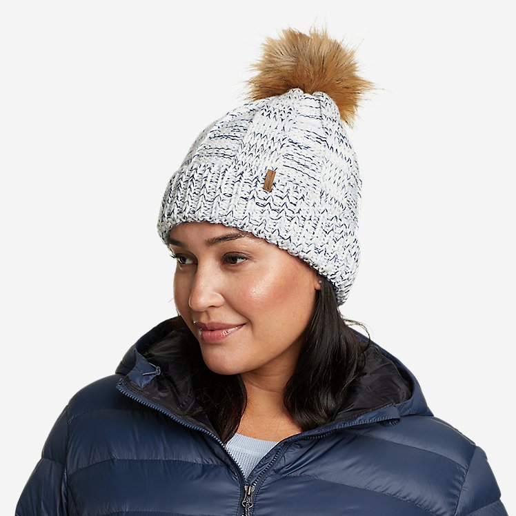 Women's Space-Dye Ribbed Beanie large version