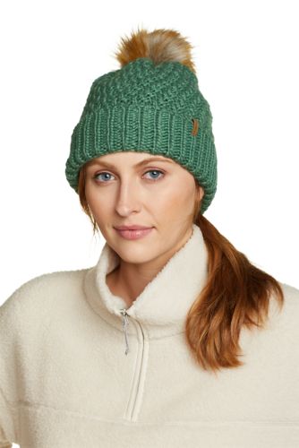 Women's Cabin Faux Fur Pom Beanie