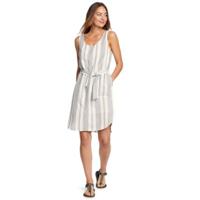 Women's Beach Light Linen Midi Dress  Eddie Bauer