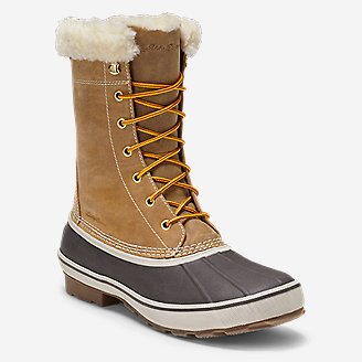 Eddie Bauer Men's Hunt Pac Faux Shearling-Lined Boot (various sizes in Tan)