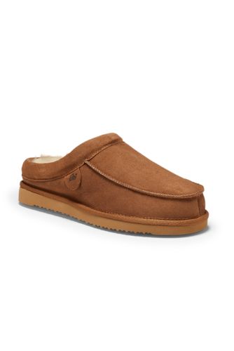 Men's eddie bauer store shearling scuff slippers