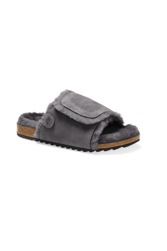 Men's eddie bauer on sale shearling scuff slippers