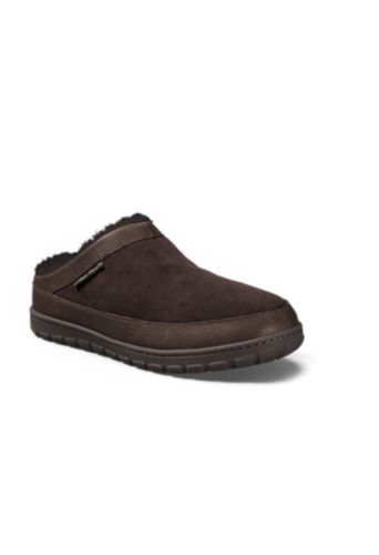 mens shearling scuff slippers